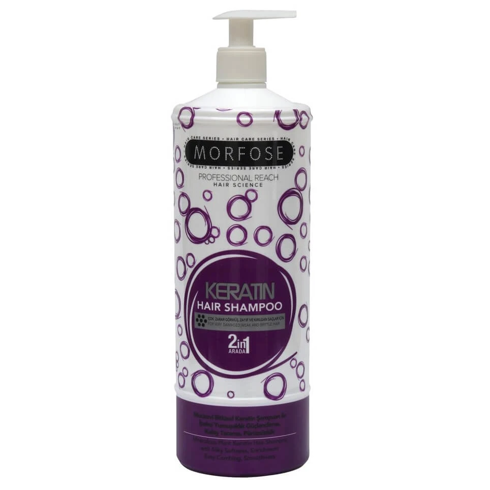 شامپو کراتین keratin مورفوس morfose حجم یک لیتری