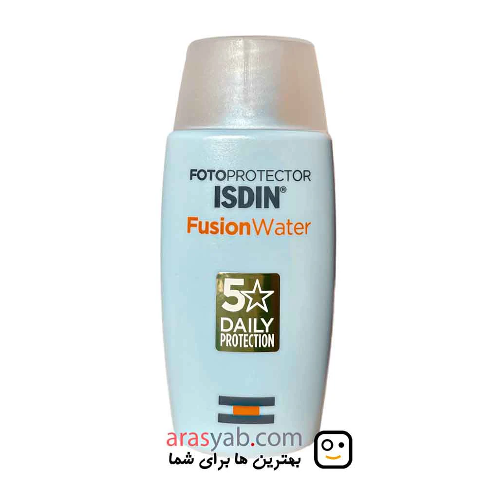 ضد آفتاب بی رنگ ایزدین ISIDIN فیوژن واتر SPF50 حجم 50 میل