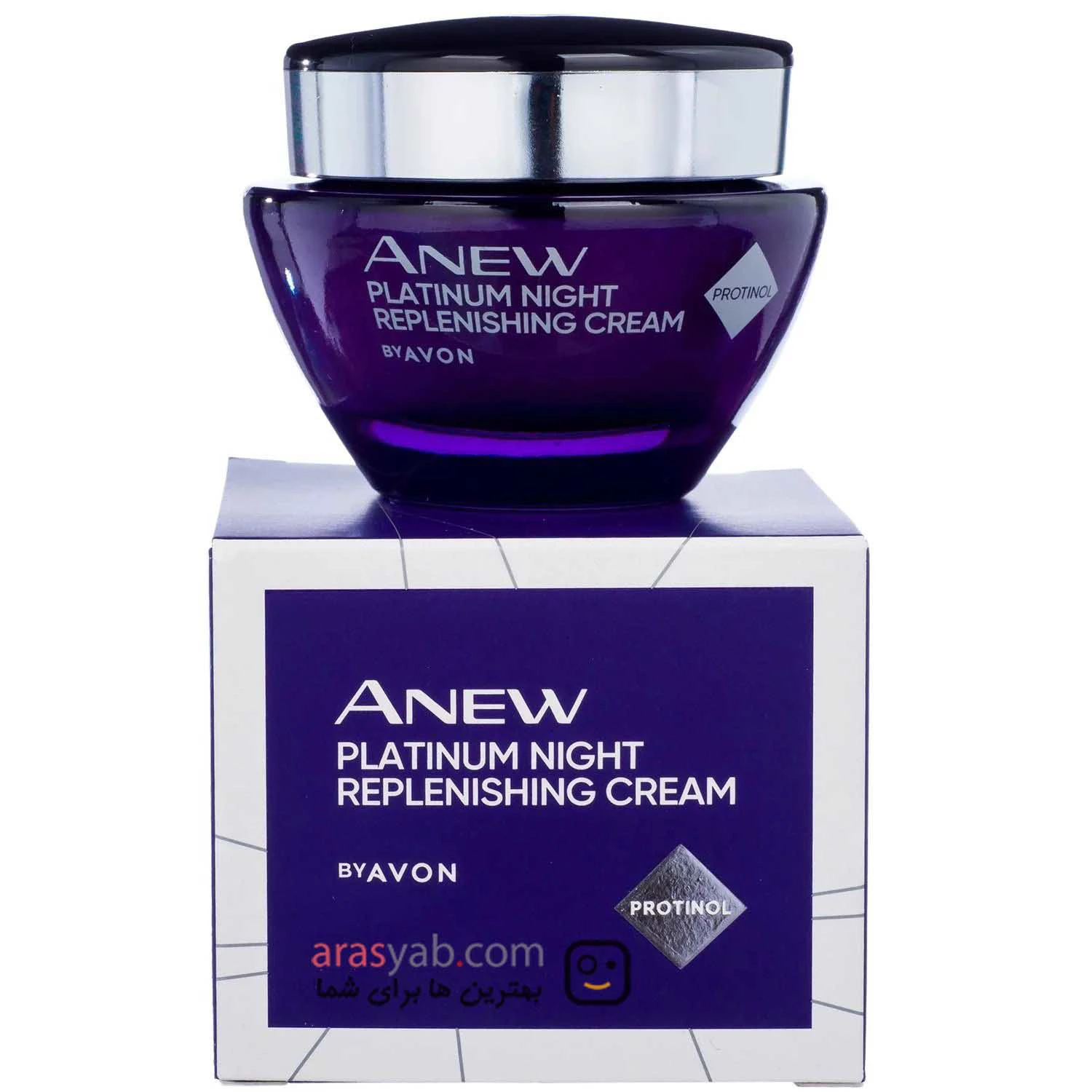 کرم ضد چروک بالای 50 سال آون Avon ویژه شب مدل REPLENISHING حجم 50 میل