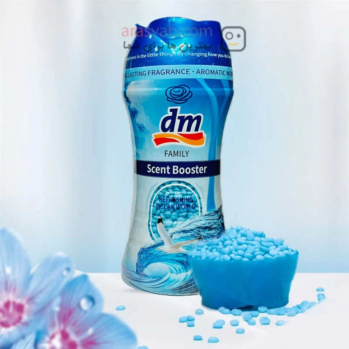 قرص خوشبو کننده لباس DM سری Scent booster با رایحه اقیانوس وزن 210 گرم