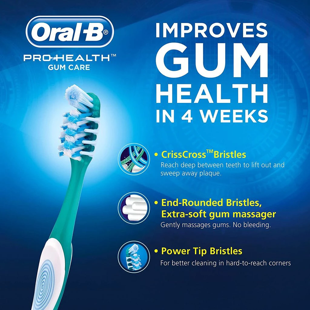 مسواک دوقلوی اورال بی Oral-B مدل Pro Health با برس متوسط