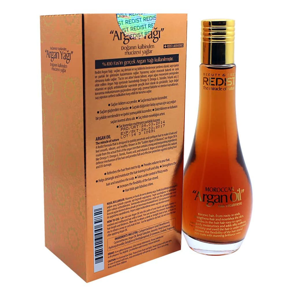 روغن آرگان ردیست redist argan oil حجم 100 میل