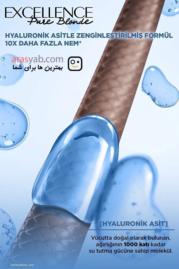 رنگ موی شماره 03 لورال بلوند پلاتینه سری Excellence Pure Blonde