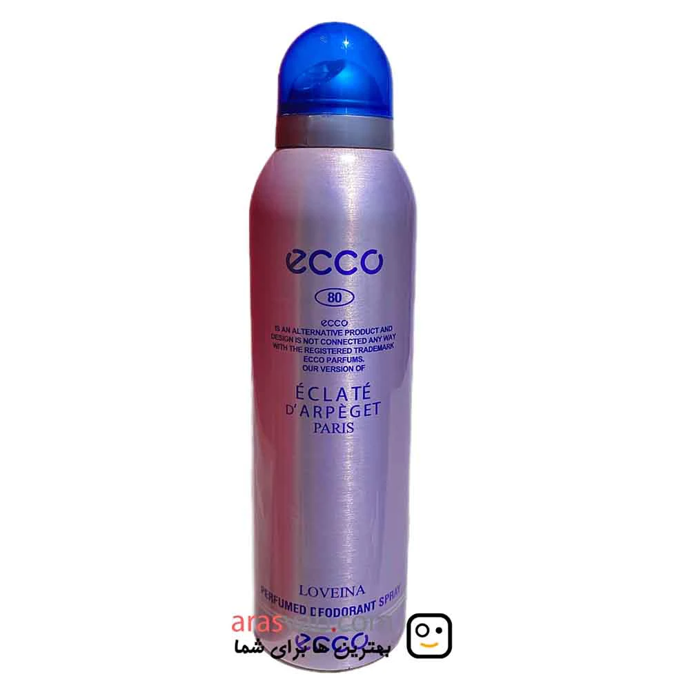 اسپری لاوینیا اکو Eclate ďarpeget paris با رایحه گرم و شیرین و پراکندگی بالا حجم 200 میل