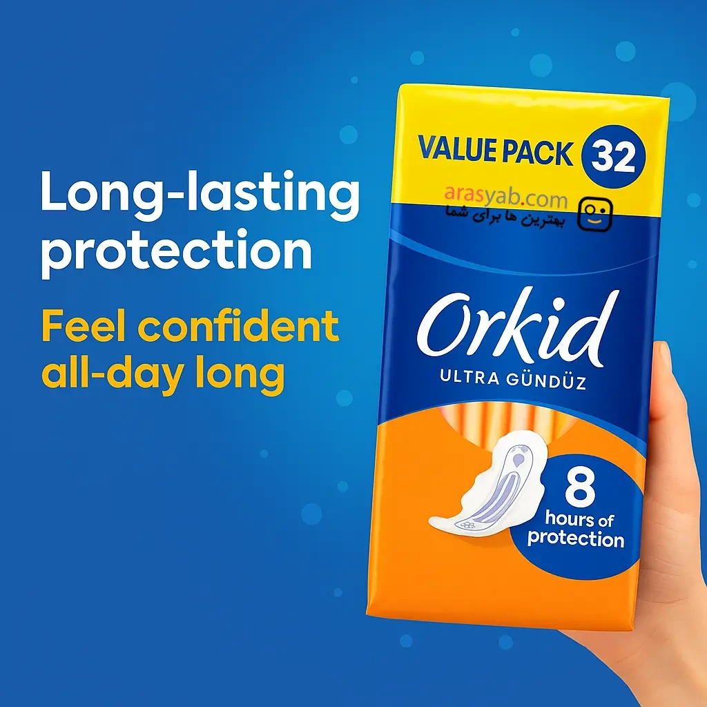 نوار بهداشتی نرمال orkid مدل ULTRA EXTRA سایز 1 بسته 24 عددی