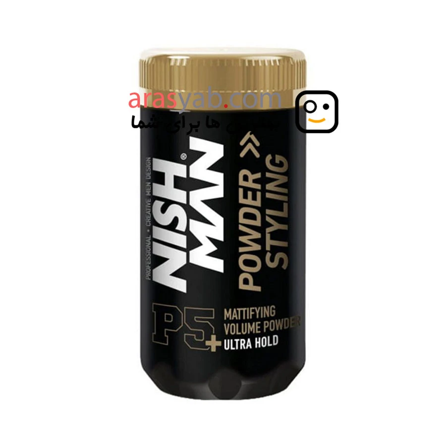 پودر حالت دهنده مو نیشمن NISHMAN مدل +P5 وزن 20 گرم