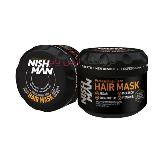 ماسک موی مردانه نیشمن بدون سولفات مدل Nishman Inca Inchi Complex حجم 300 میلی