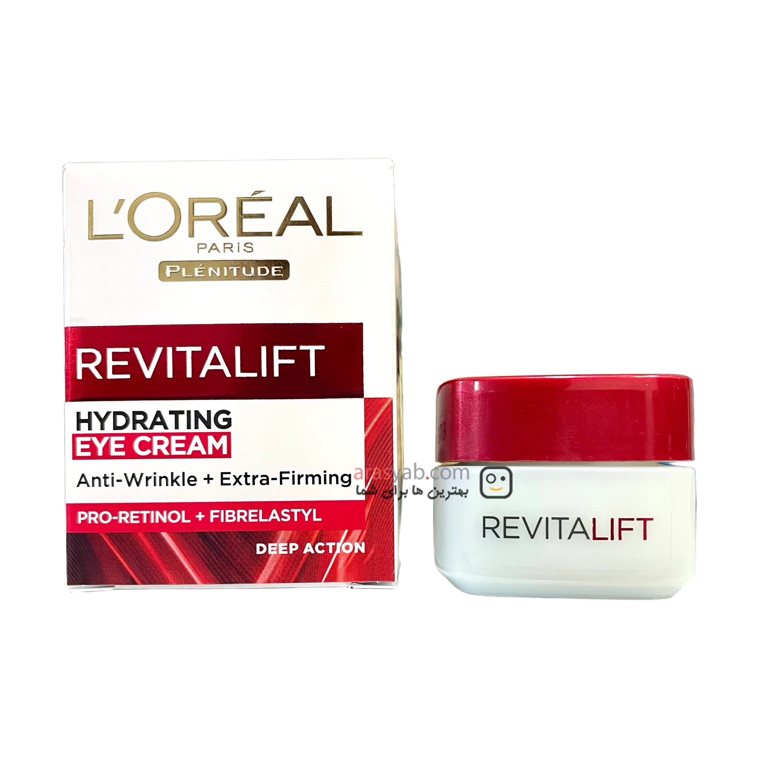 کرم ضدچروک دورچشم Loreal مدل Revitalift بالای 40 سال حجم 15 میلی