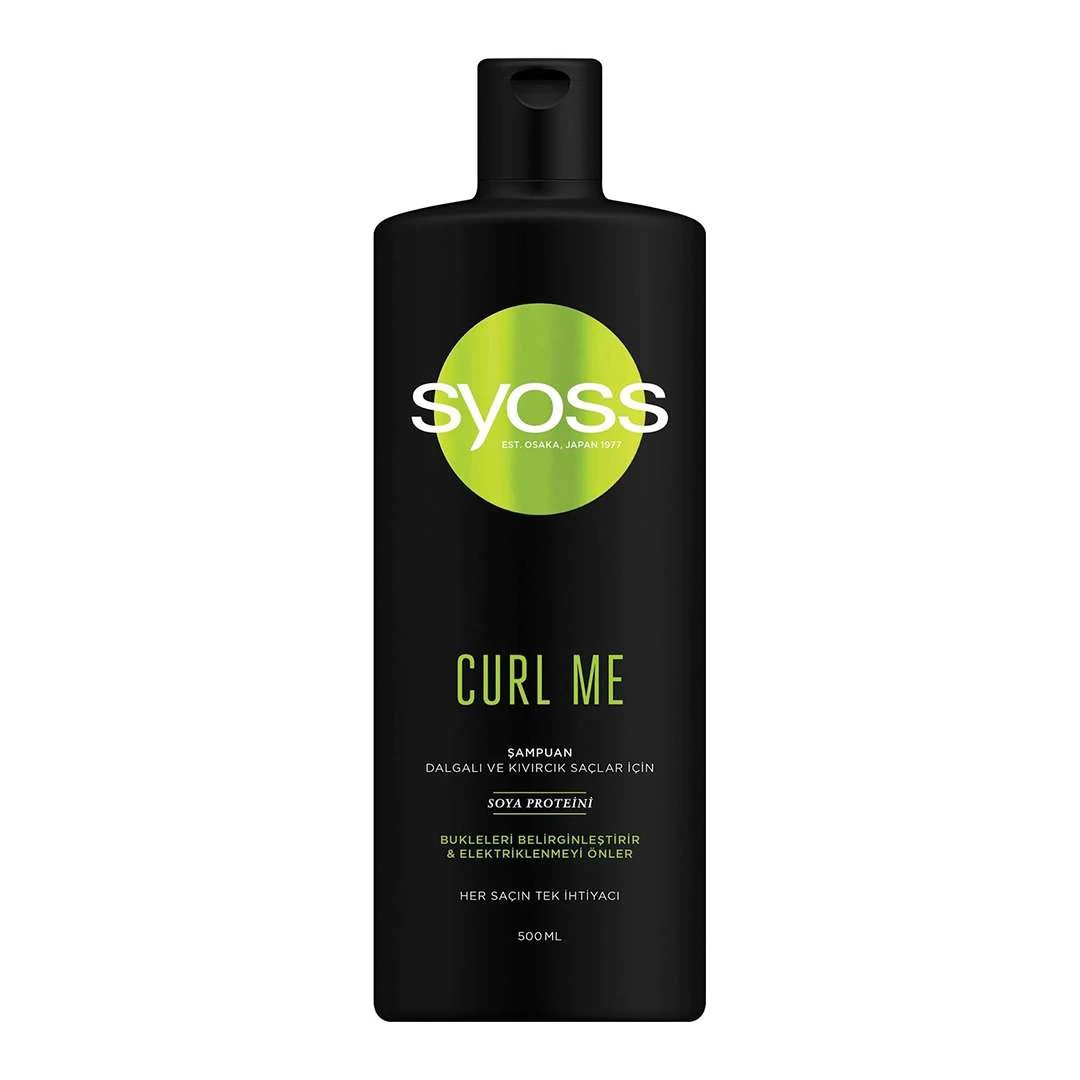 شامپو مخصوص موهای فر سایوس SYOSS مدل CURL ME حجم 500 میلی