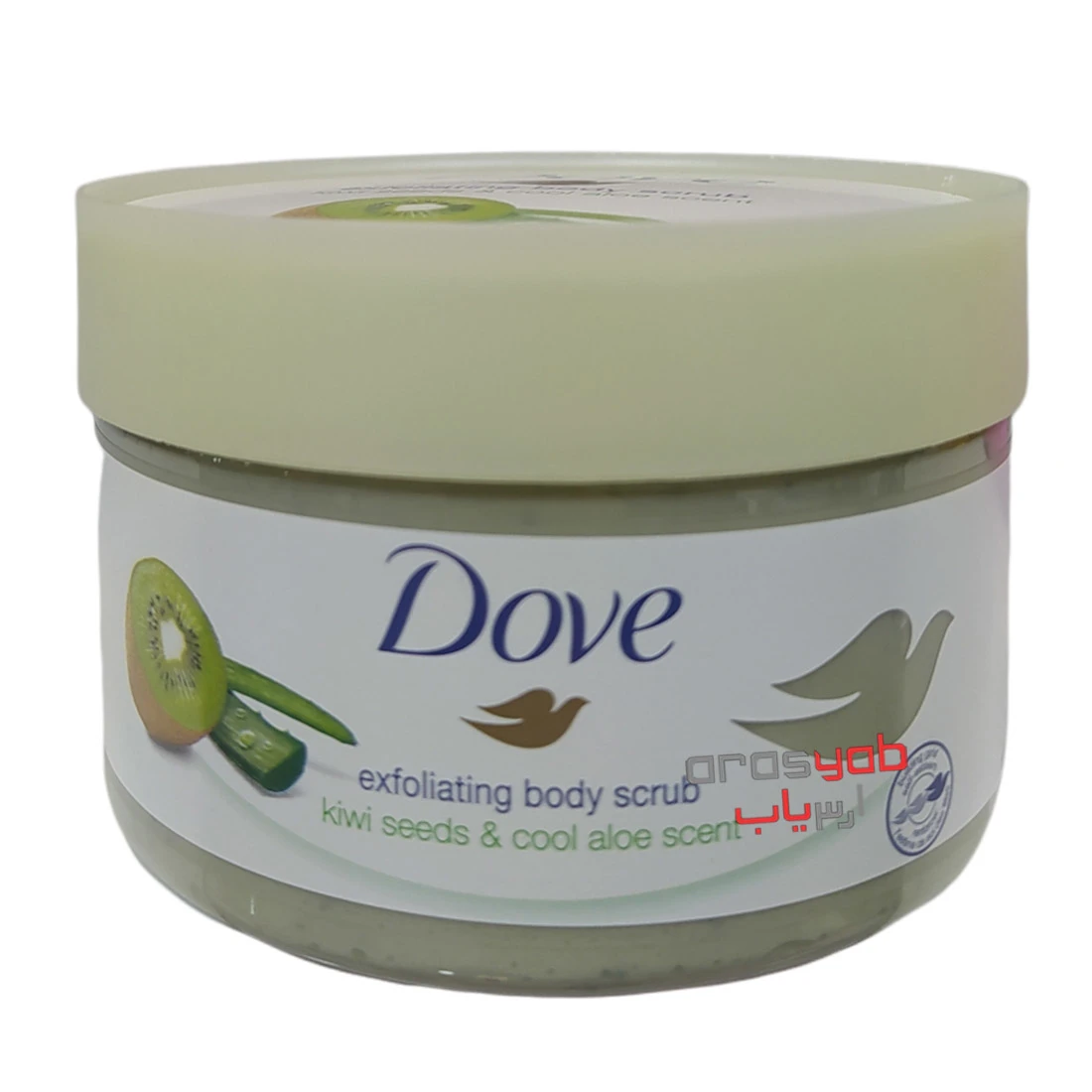 اسکراب بدن داو Dove حاوی عصاره آلوئه ورا و کیوی حجم 225 میلی