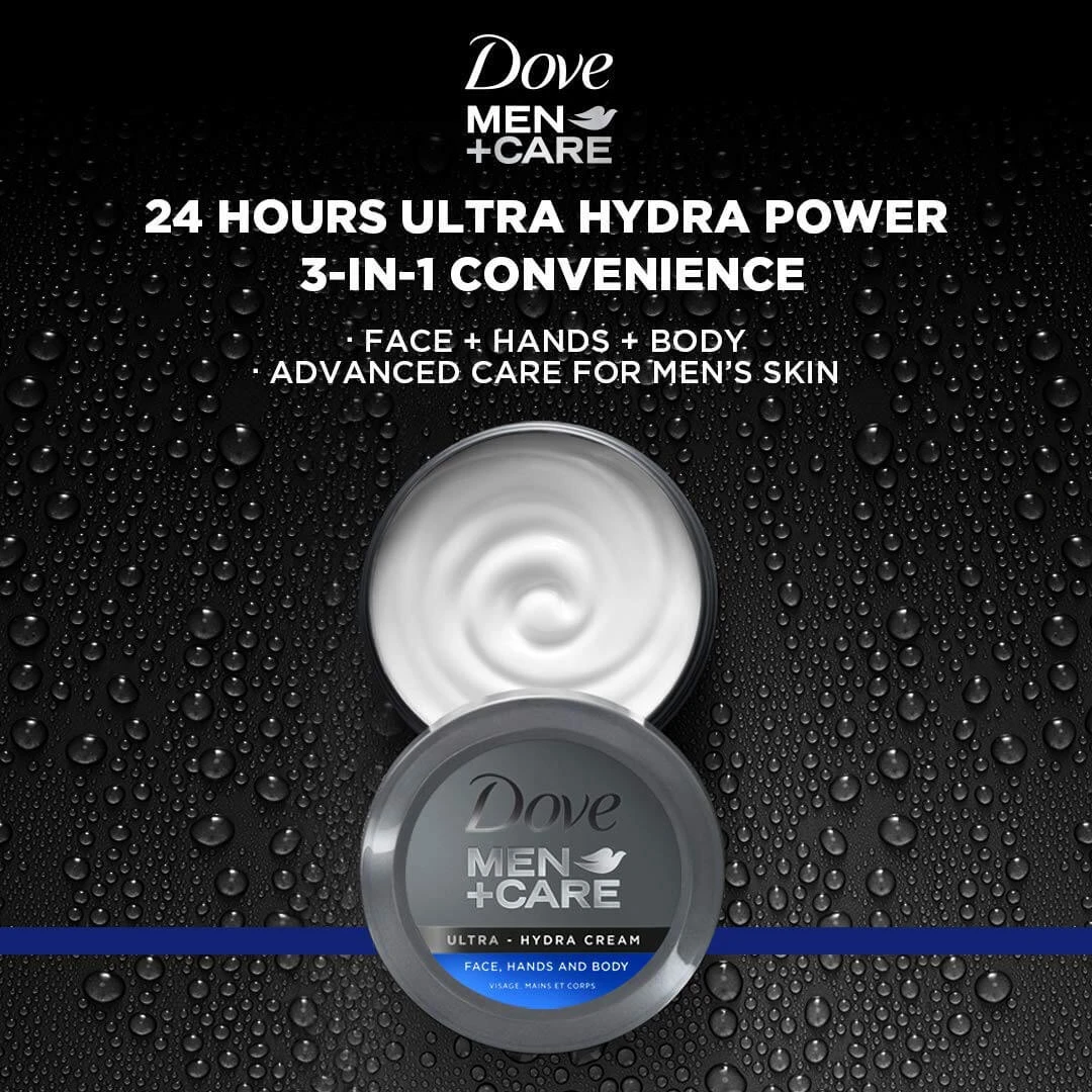 کرم داو مردانه Men +Care مدل Ultra-Hydra آبرسان قدرتمند حجم 75 میلی