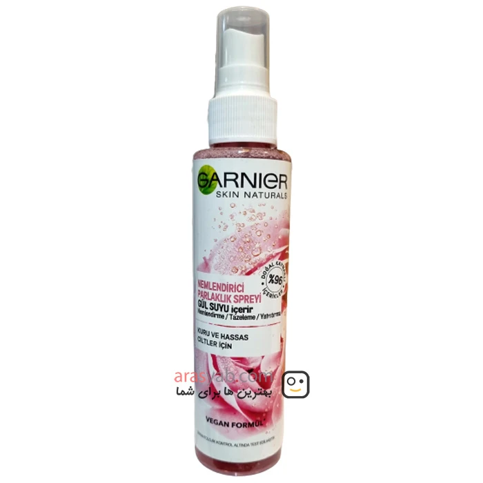 اسپری تونر گارنیر Garnier با عصاره گل رز حجم 150 میل