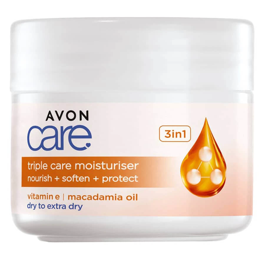 کرم صورت سه کاره آوون Avon ‌حاوی روغن ماکادمیا حجم 100 میلی