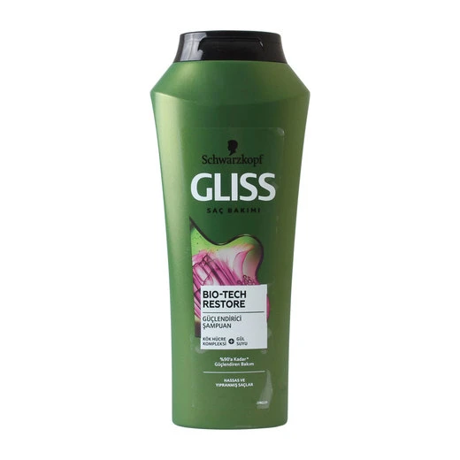 شامپو بازسازی کننده Gliss مدل بیوتک Bio-Tech Restore حجم 500 میلی