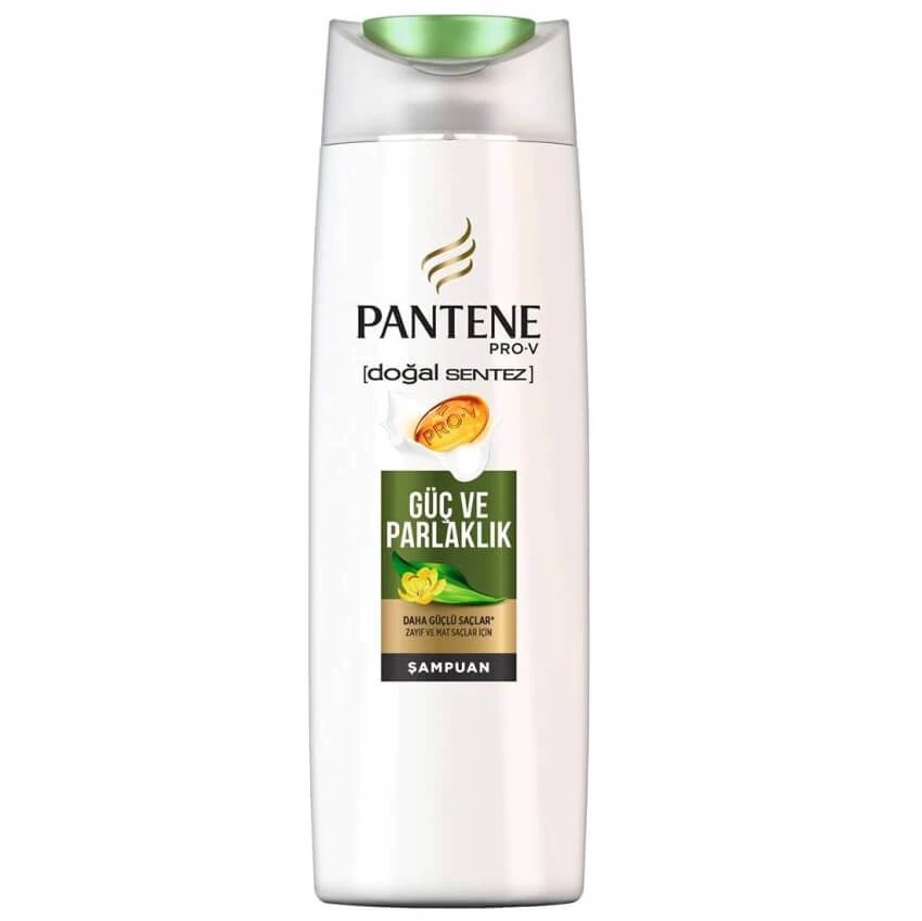 شامپو تقویت کننده و درخشان کننده pantene مدل Güçlü Ve Parlak حجم 500 میلی