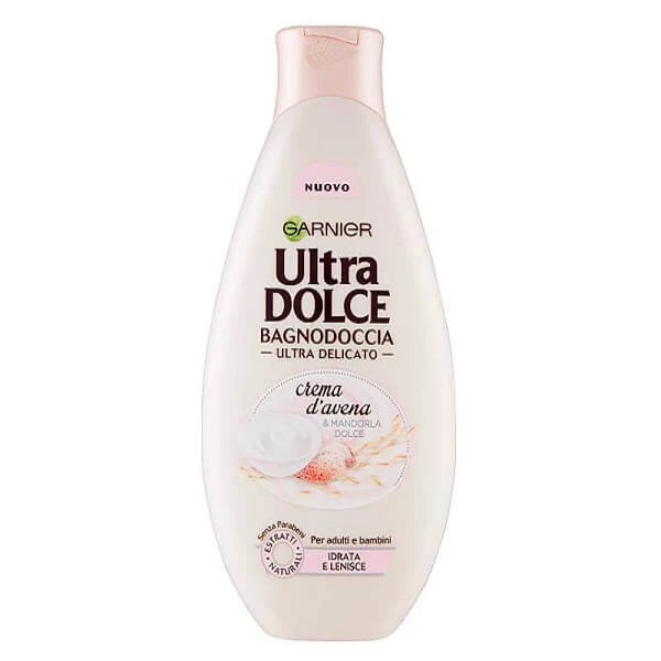شامپو بدن گارنیر ULTRA DOLCE حاوی روغن بادام شیرین و جو دوسر حجم 500 میلی