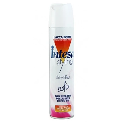 اسپری نگهدارنده حالت مو intesa مدل shiny effect Ecofix حجم 300 میلی لیتر