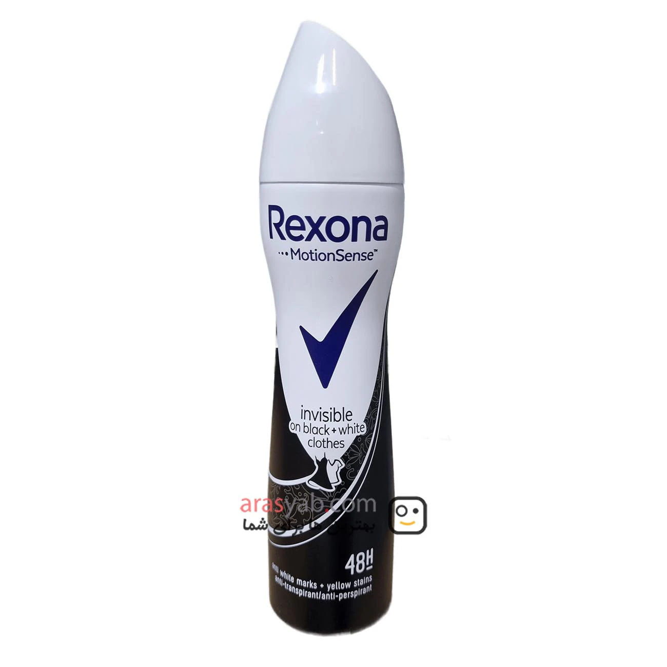 اسپری دئودرانت زنانه Rexona رکسونا مدل invisible حجم 200 میل