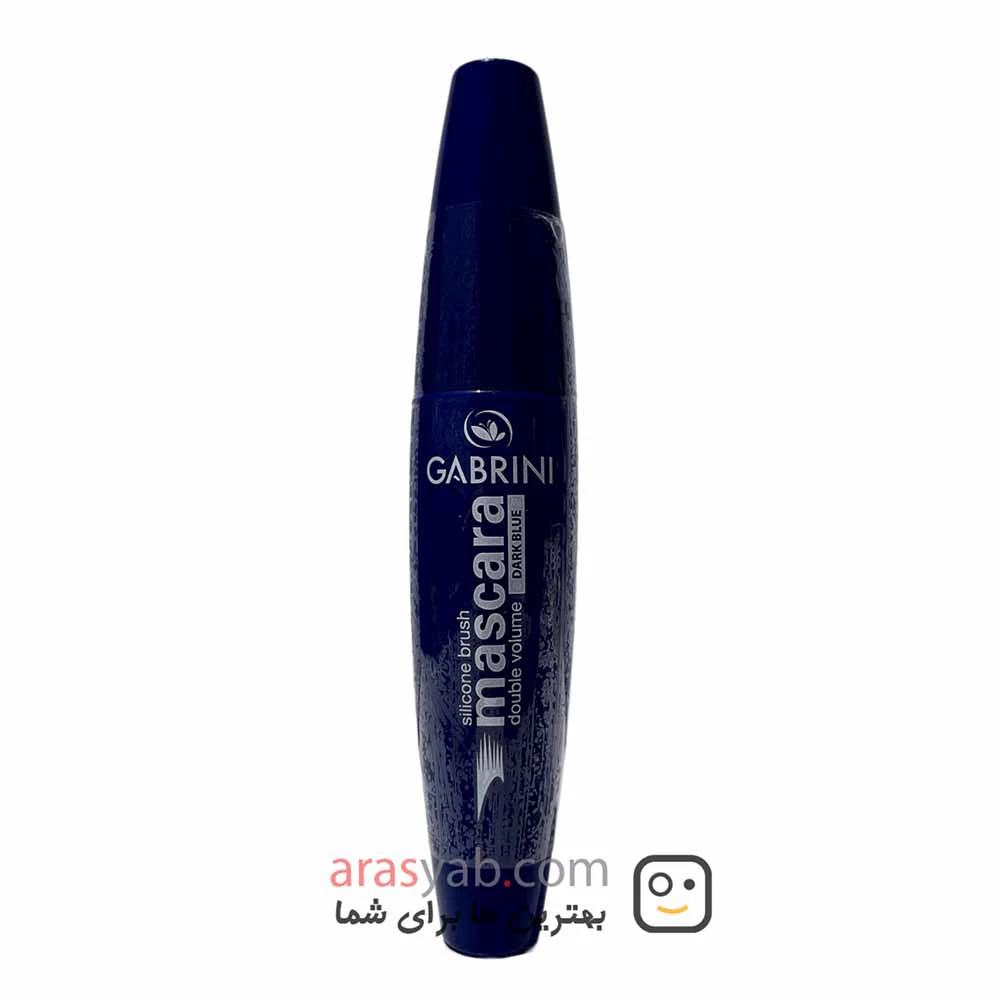 ریمل آبی گابرینی GABRINI دارای برس سیلیکونی حجم دهنده مژه