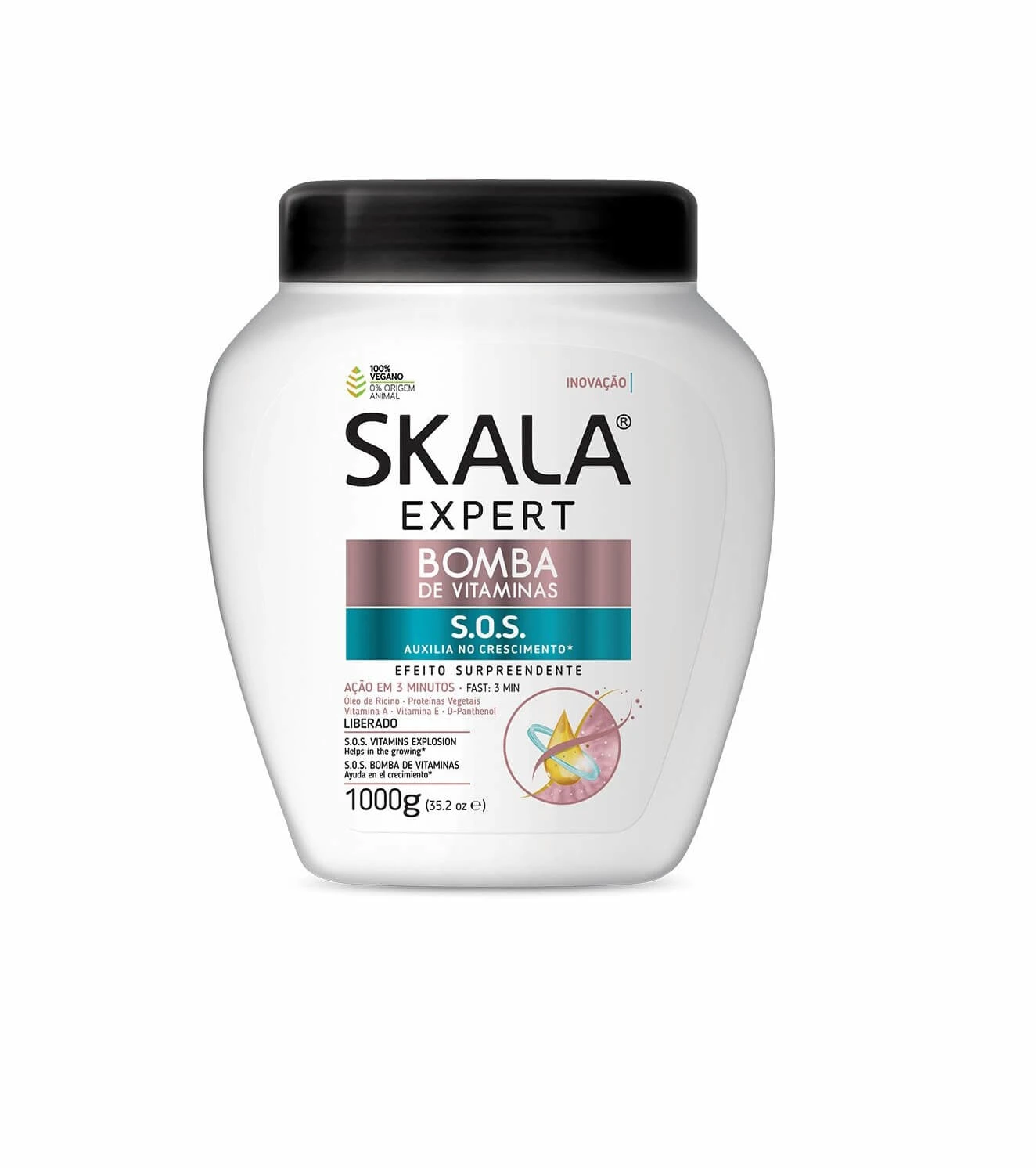 ماسک موی بمب ویتامین داخل حمام اسکالا اکسپرت Bomba de Vitaminas 1000g