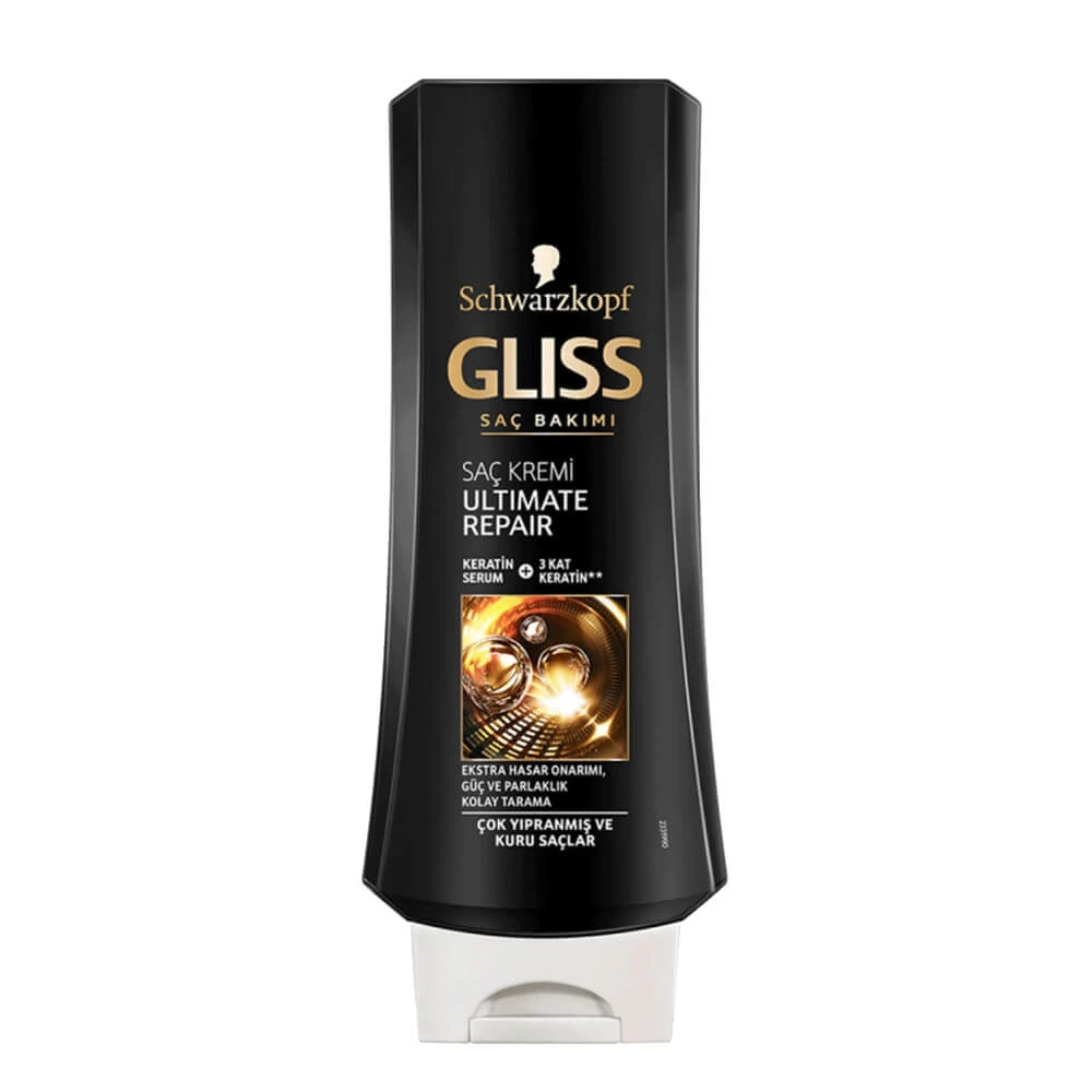 نرم کننده گلیس Gliss مشکی مدل Ultimate Repair حجم 360 میلی