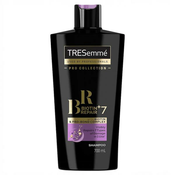 شامپو تقویت کننده ترسمه Tresemmé مدل 7+ Biotin Repair حجم 700 میلی