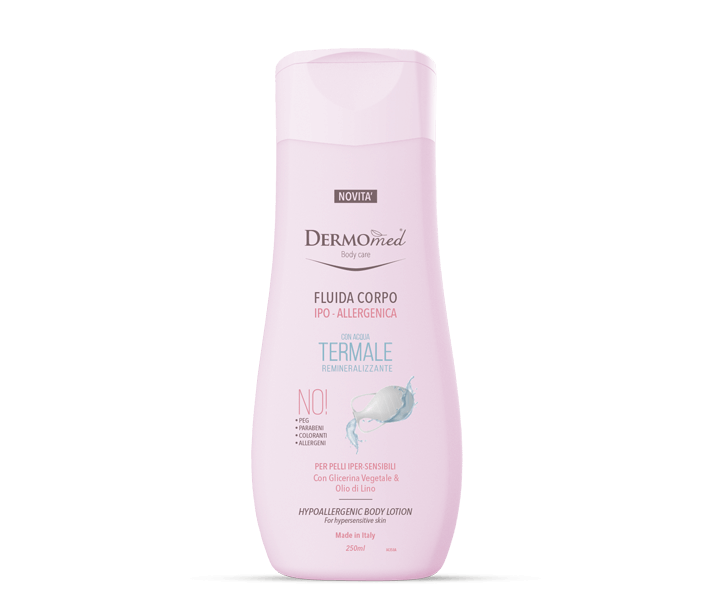لوسیون بدن آلرژیک Hypoallergenic درمومد حجم 250 میلی
