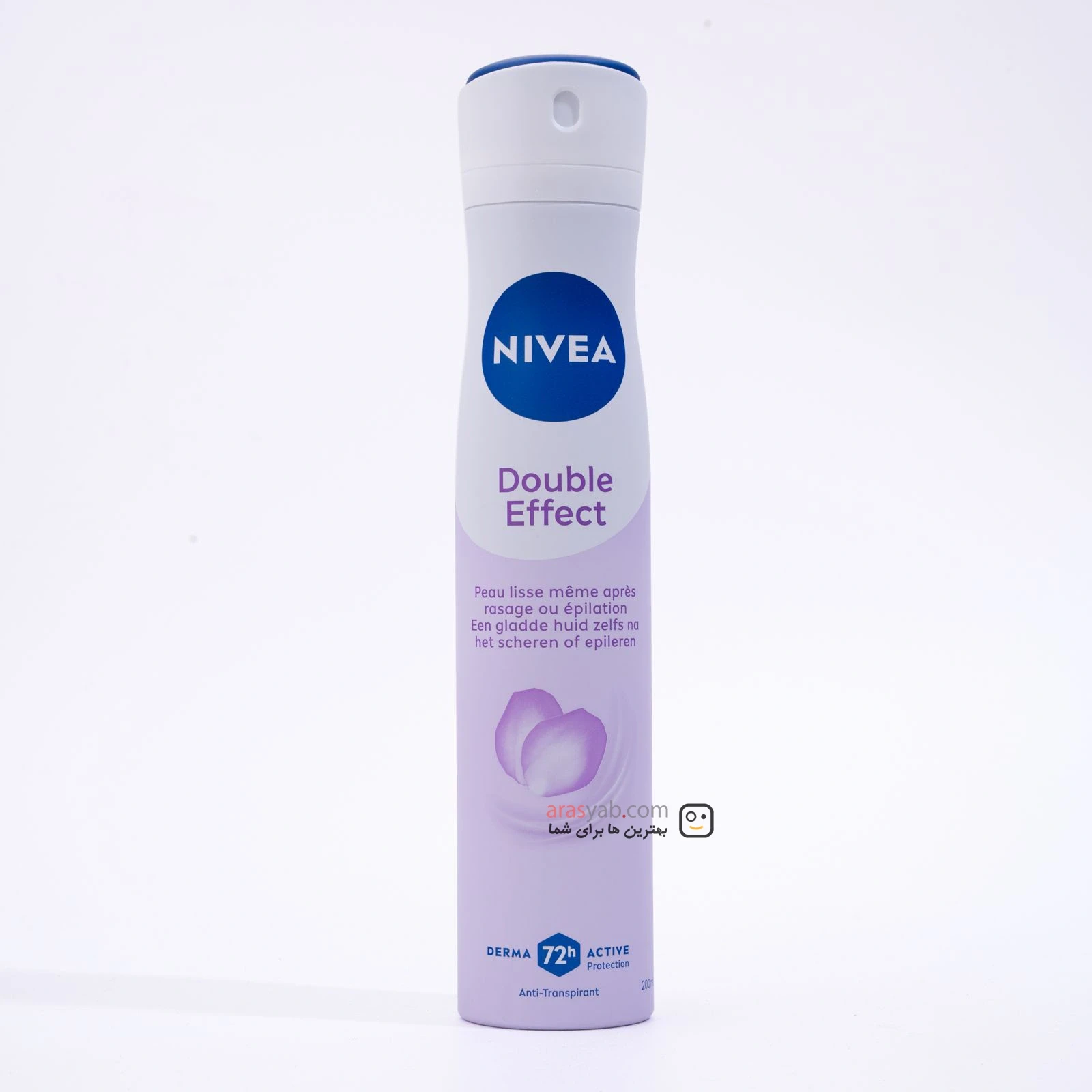 اسپری بدن زنانه نیوا Nivea مدل دابل افکت Double Effect حجم 200 میل