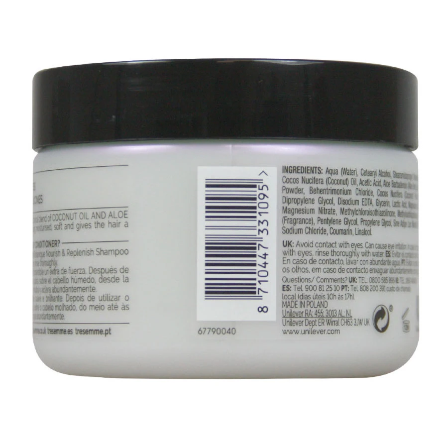ماسک مو نارگیل و آلوئه ورا ترزمه TRESemme حجم 300 میلی