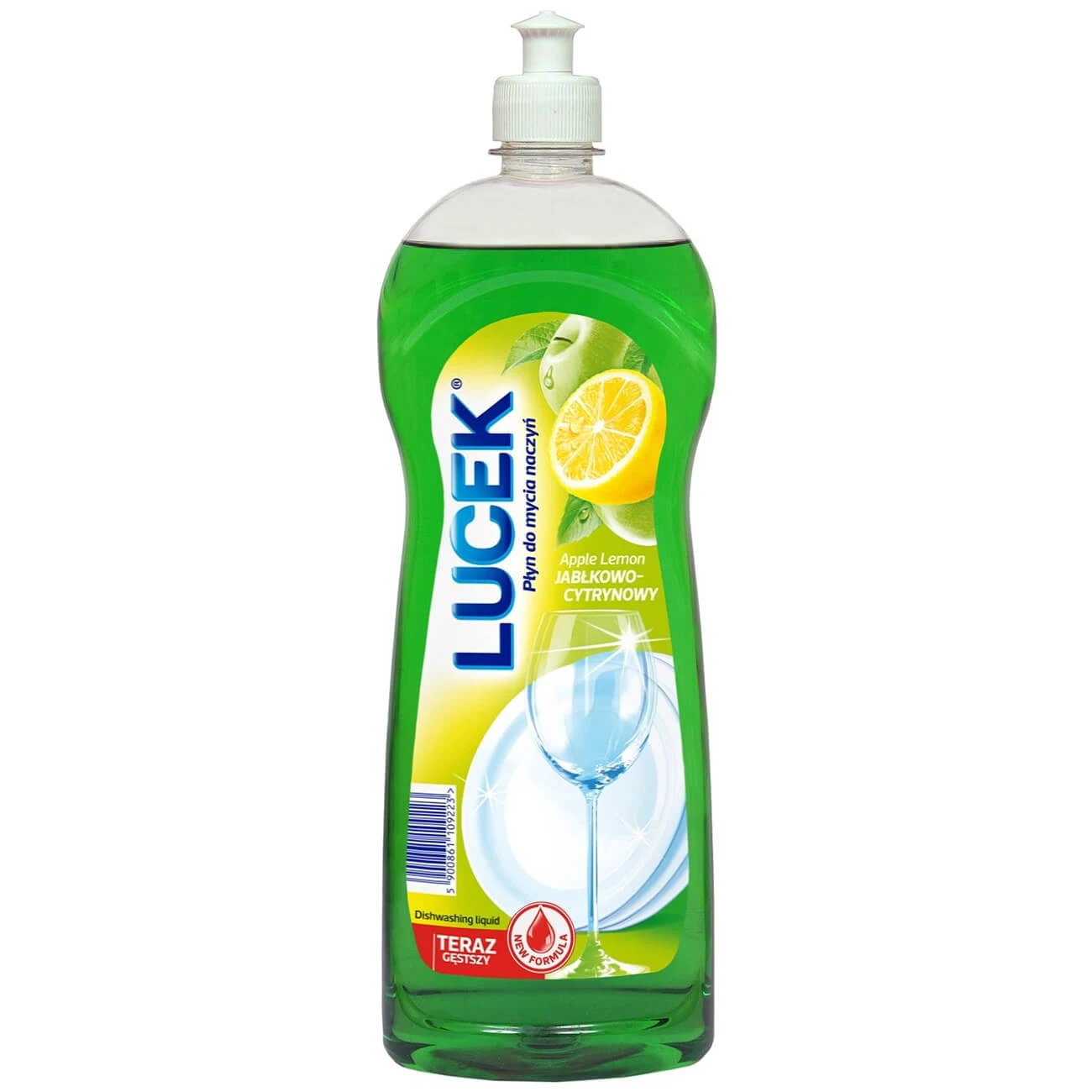 مایع ظرفشویی LUCEK با رایحه لیمو و سیب حجم 1 لیتری