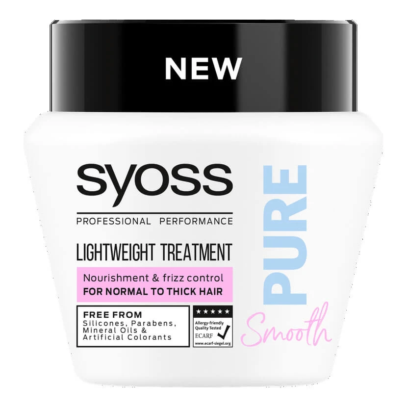 ماسک موی سایوس PURE SMOOTH مناسب برای موهای نرمال و ضخیم حجم 300 میلی