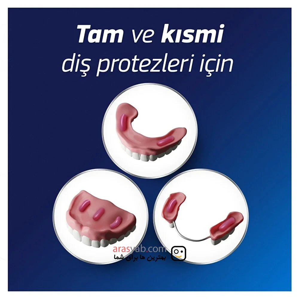 چسب دندان مصنوعی فیکسودنت Fixodent سبز با طعم طراوت بخش Extra Ferah flavor حجم 47 میل