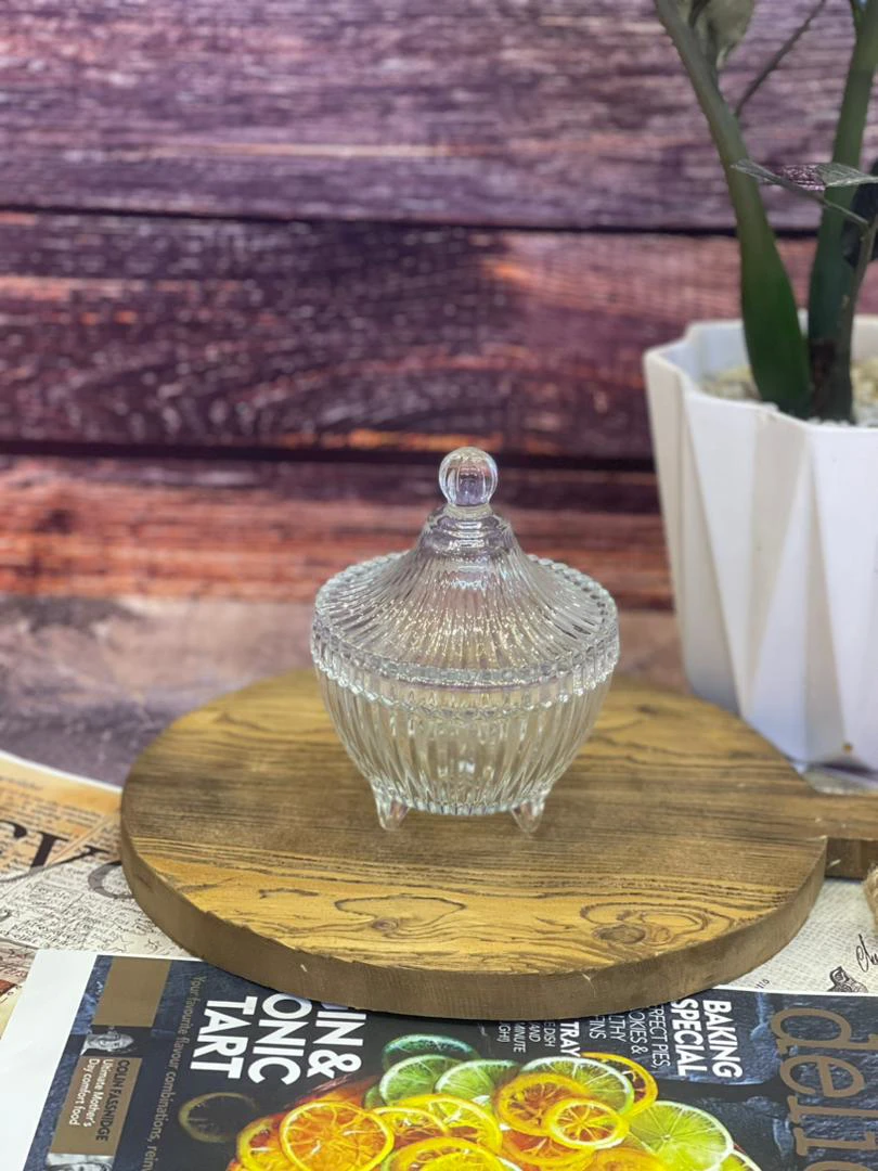 قندان شیشه ای تکی کد VT-437 - ارس شاپینگ