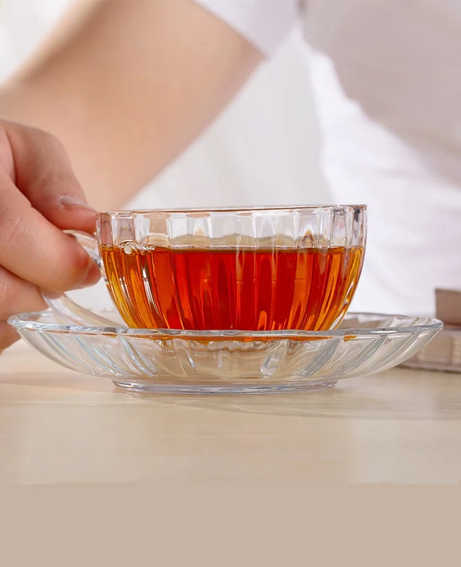 فنجان نعلبکی مدل antorca دلی گلس deli glass - فروشگاه هپسی وار