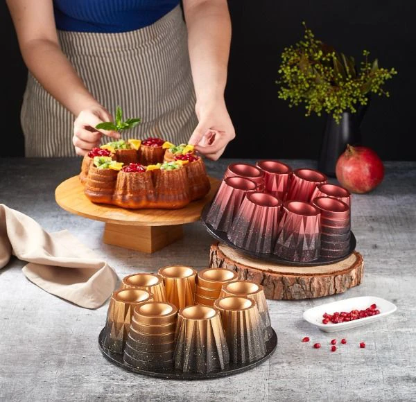 قالب کیک گرانیتی مدل Muffin برند OMS - فروشگاه هپسی وار
