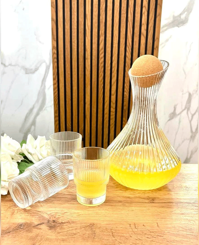 ست تنگ و نیم لیوان 7 پارچه Deli Glass - فروشگاه هپسی وار