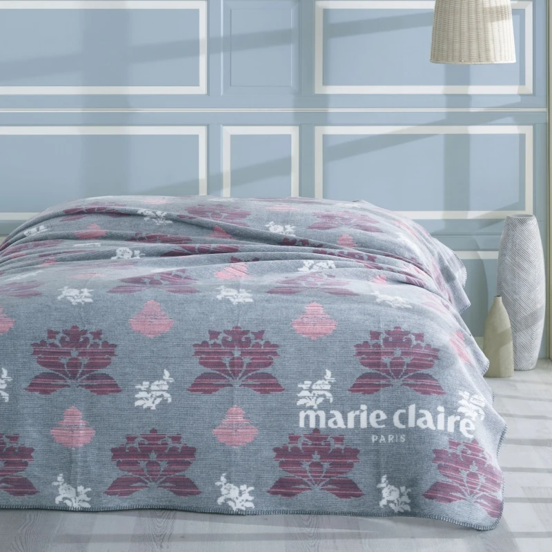 پتو پنبه ای ترک دورویه دو نفره برند ماری کلایر marie claire مدل Prince - فروشگاه هپسی وار
