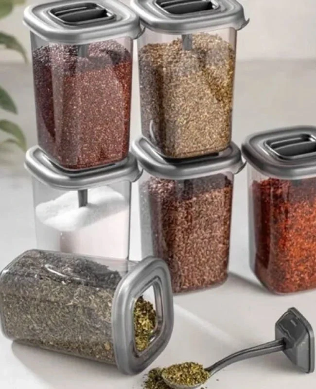 جا ادویه قاشق دار مربعی فولی لایف 450 میل | فروشگاه هپسی وار