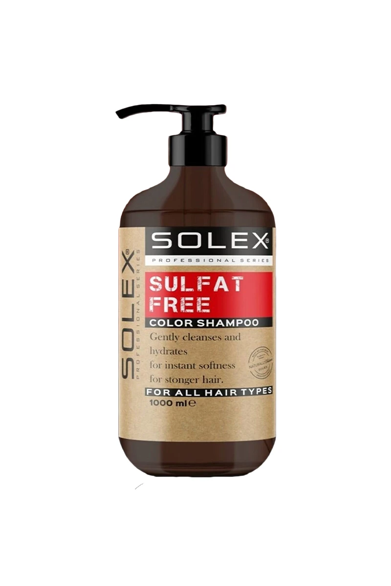 شامپو سولکس Solex بدون سولفات مدل Color مناسب موهای رنگ شده حجم 1000 میل - فروشگاه هپسی وار