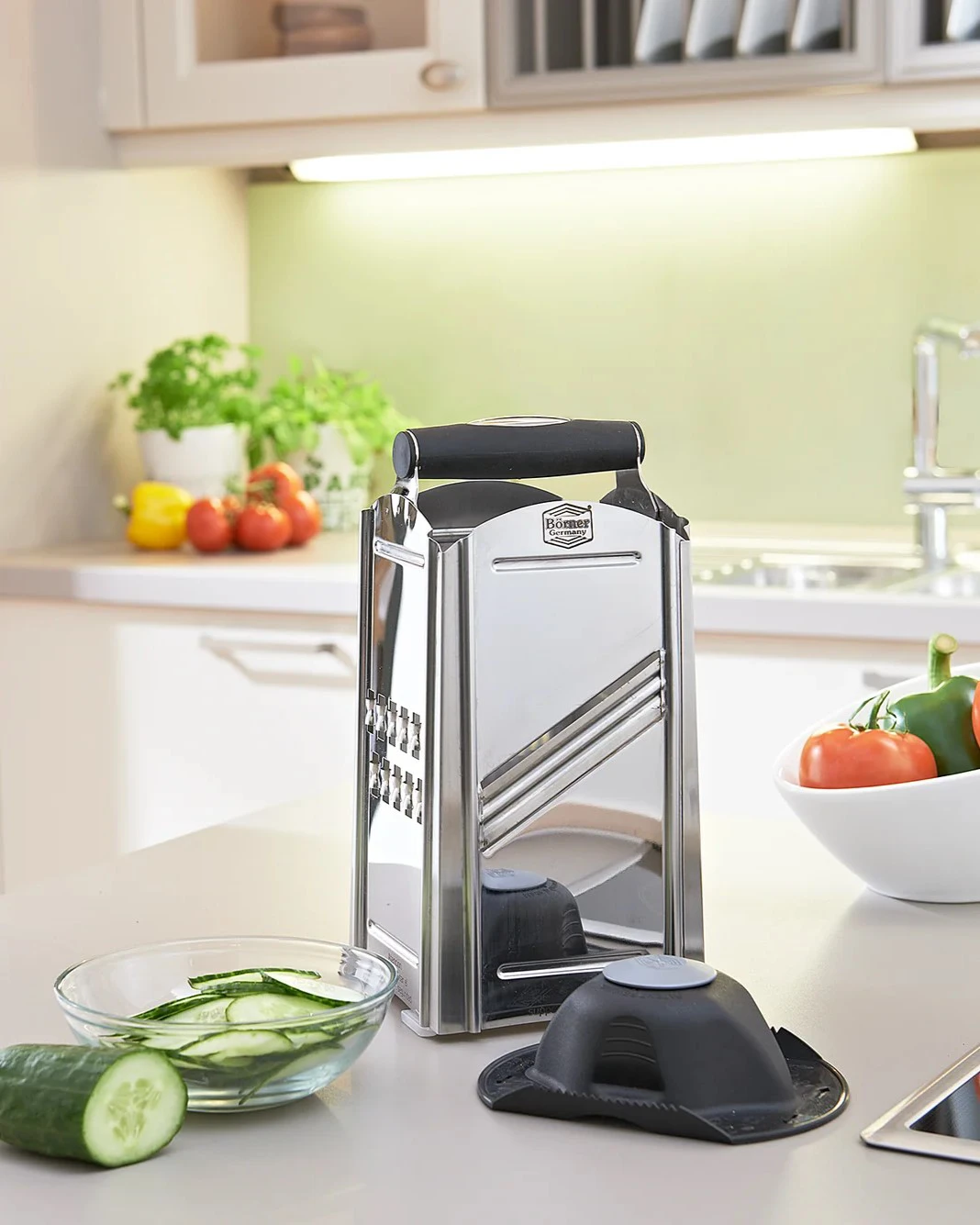 رنده چهارگوش استیل برنر آلمان Borner Combi chef - فروشگاه هپسی وار