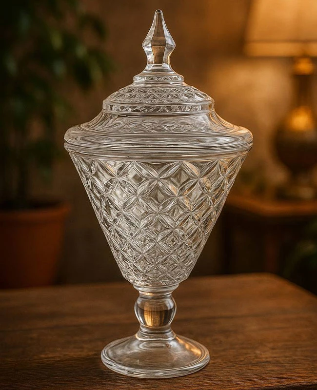قندان و شکلات خوری مدل الماس deliglass - فروشگاه هپسی وار