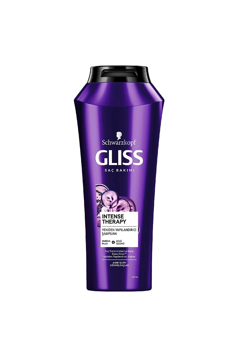 شامپو گلیس Gliss بازسازی کننده مو مدل Intense Therapy حجم 500 میل - فروشگاه هپسی وار