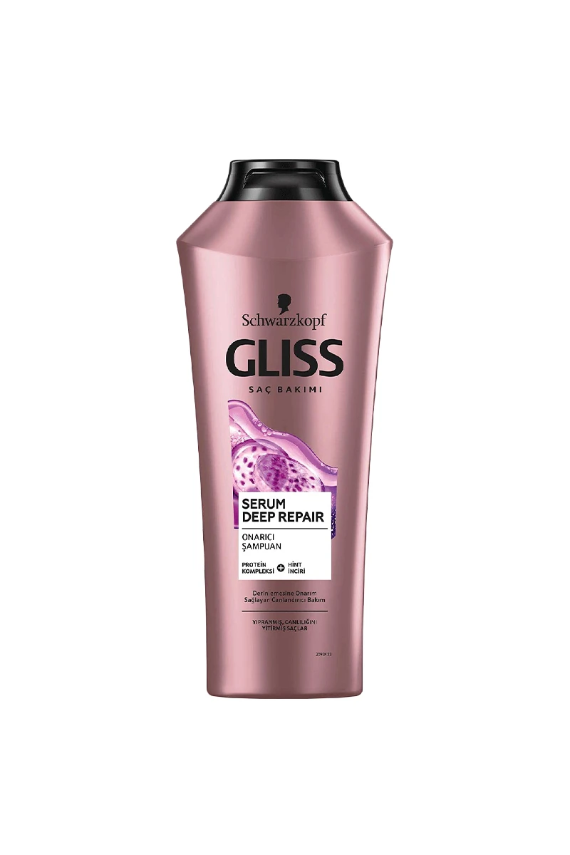 شامپو گلیس Gliss ترمیم کننده مو مدل Serum Deep Repair حجم 500 میل - فروشگاه هپسی وار