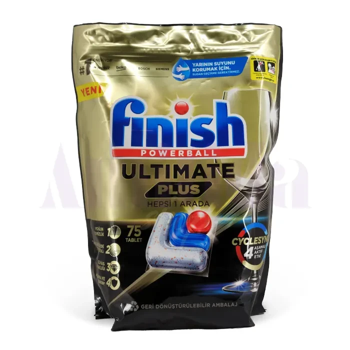 قرص ماشین ظرفشویی فینیش Finish اولتیمیت پلاس 75 عددی | ارس رخ