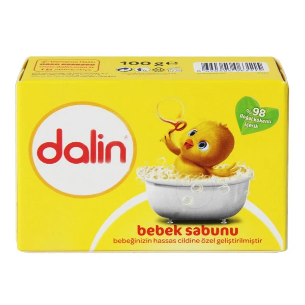 صابون بچه دالین مدل Bebek sabunu dalin حجم 100 گرم | ارس رخ