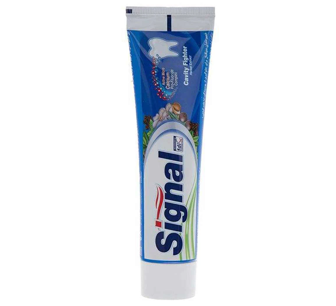 خمیر دندان ضد پوسیدگی سیگنال مدل signal cavity fighter anti حجم 100 میل | ارس رخ