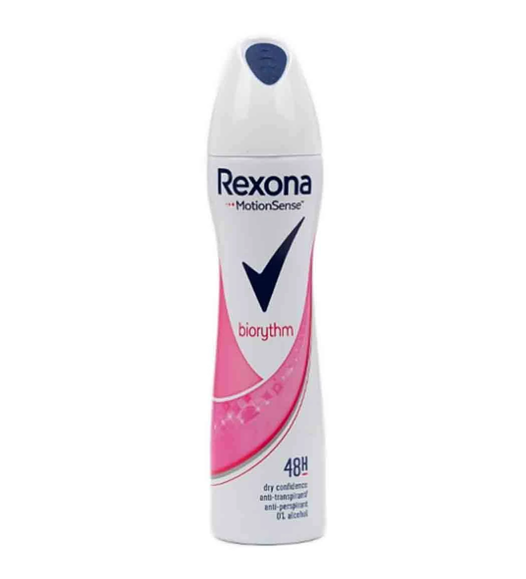 اسپری ضد تعریق رکسونا مدل Rexona motion sense biorythm 48h حجم 200 میل | ارس رخ