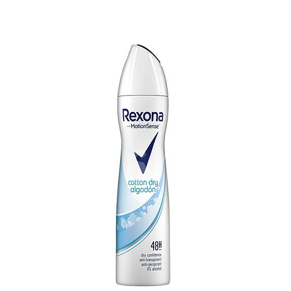 اسپری ضد تعریق رکسونا مدل Rexona motion sense cotton dry for women deodorant 48h حجم 200 میل | ارس رخ