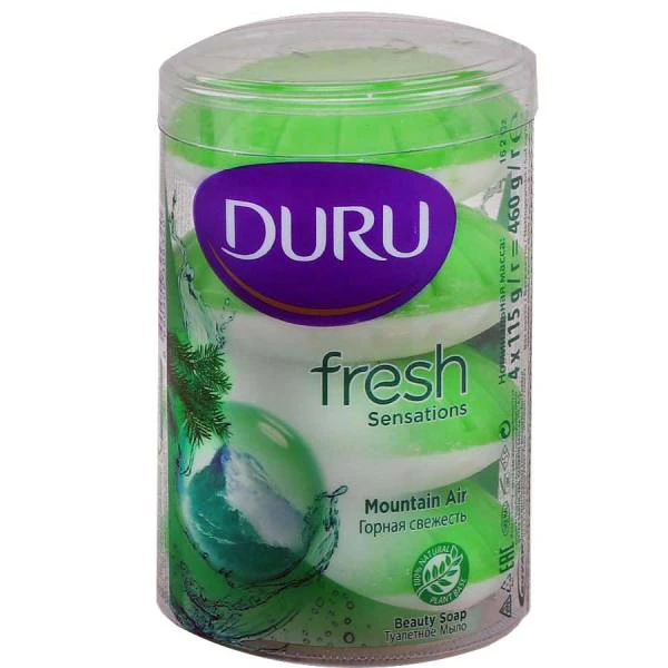 صابون دورو لیوانی حاوی عصاره زیتون بسته 4 عددی 400 گرمی مدل Duru fresh sensations pak of | ارس رخ