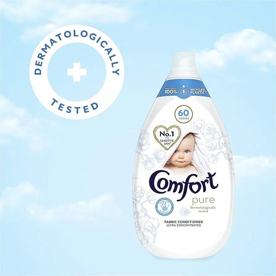 مایع نرم کننده لباس کامفورت Comfort مناسب پوست حساس 900 میل